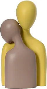 Quoowiit Sculptures Home Decor, Modern Abstract Decorative Sculpture Decor, Resin Unique Shelf De... | Amazon (US)