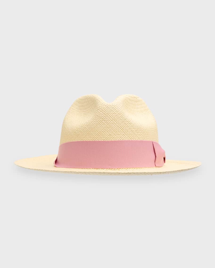 Panama Hat With Italian Bow Band | Neiman Marcus