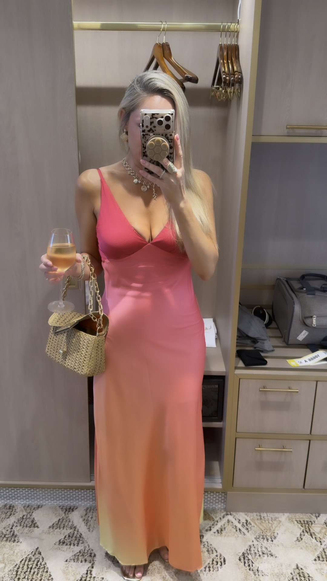 Gorgeous satin dress 💕🧡 reminds me of a sunset profile for your next vacation dress or vacation outfit or cruise outfit. size small, tts ￼

#LTKSaleAlert #LTKOver40 #LTKTravel