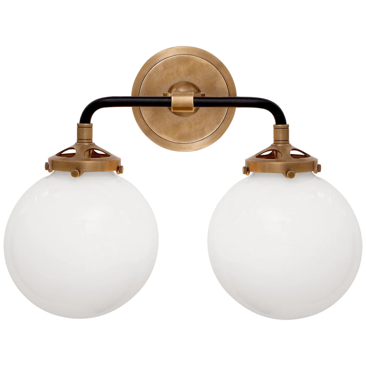 Bistro Double Light Curved Sconce | Stoffer Home