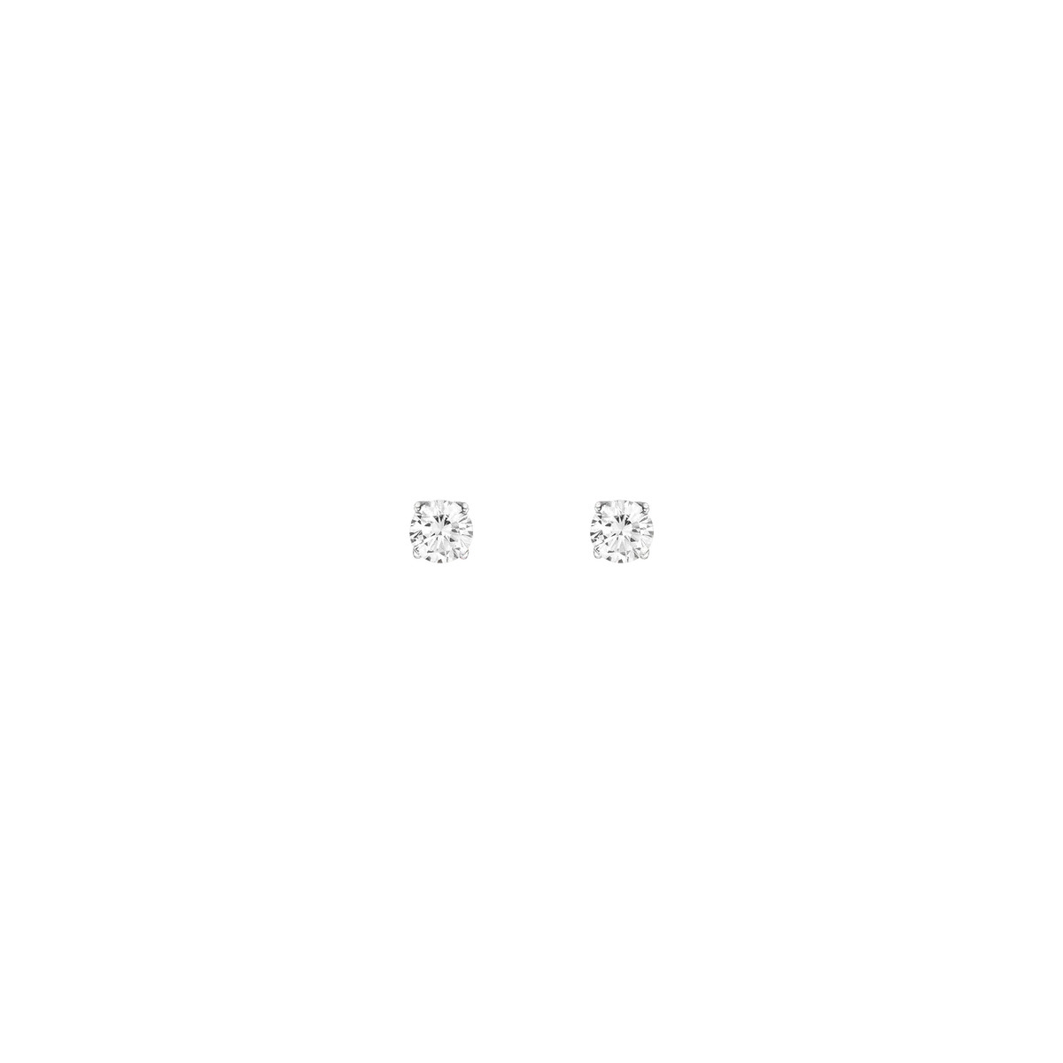 Round Gemstone Solitaire Stud Earrings | AUrate New York