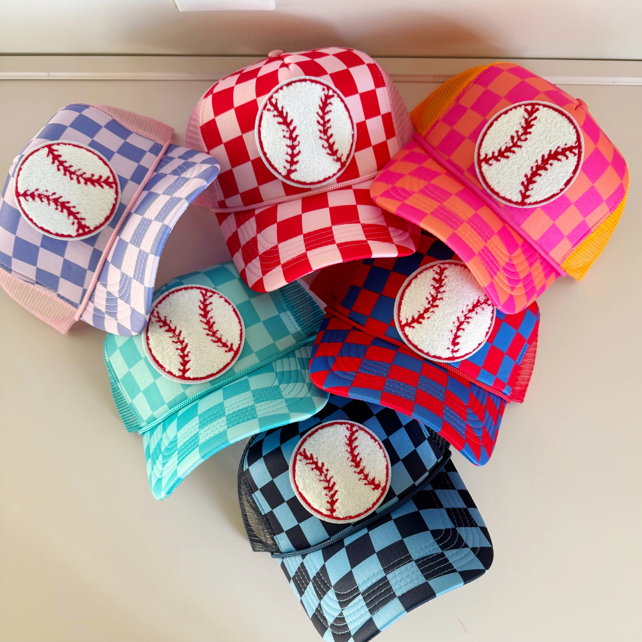 Baseball Patch Trucker Hat | Poppy & Pine