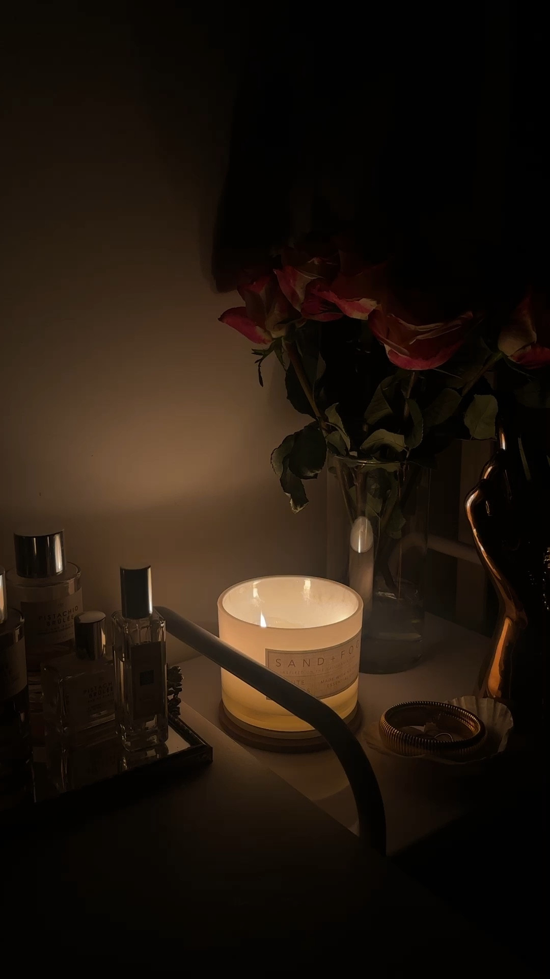 Updated vanity space 🤍🌹

#LTKU #LTKfindsunder50 #LTKhome