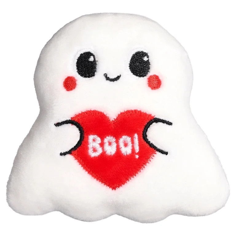 Mini Ghost Plush, Red and White, 3.25", Halloween by Way To Celebrate | Walmart (US)