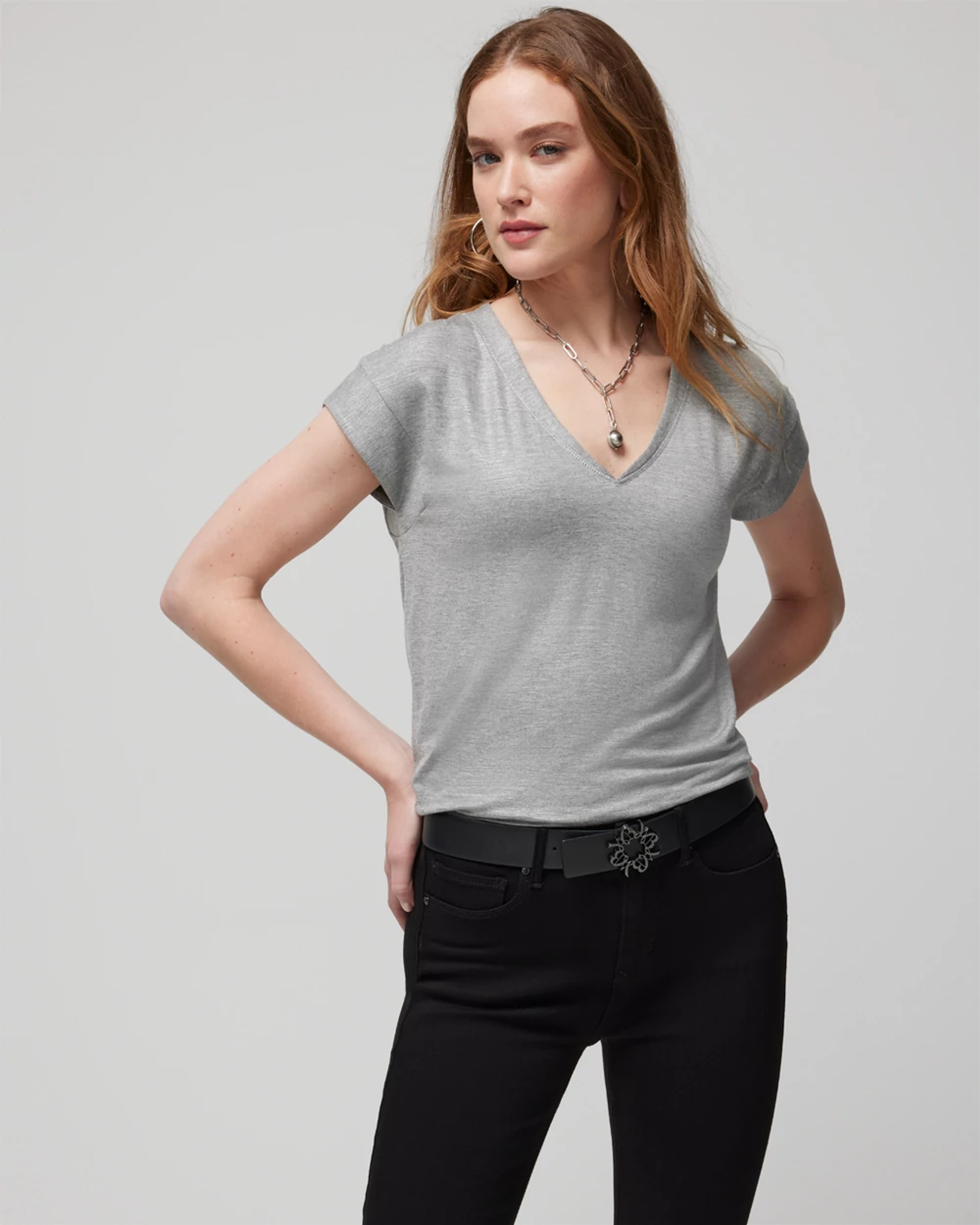 Short Sleeve Power Tee | White House Black Market
