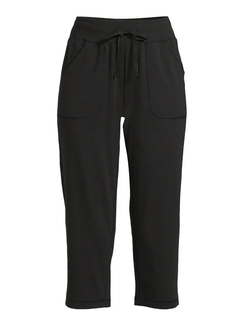 Athletic Works Women's and Women's Plus Core Knit Capri, Sizes XS-4X | Walmart (US)