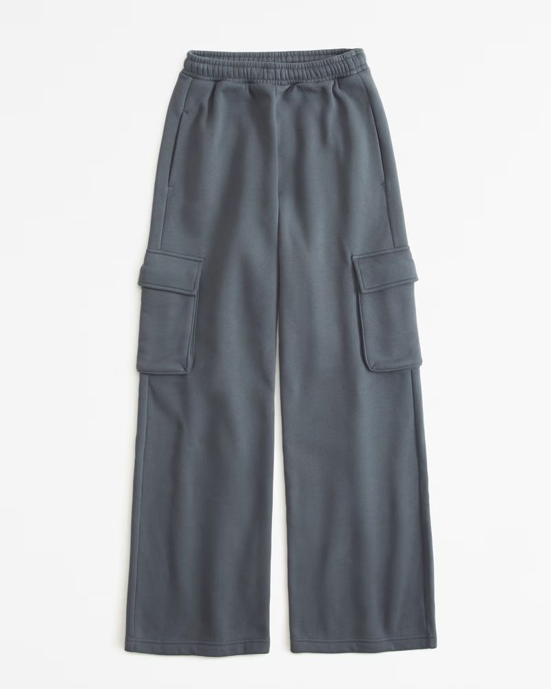 Cargo Wide Leg Sweatpant | Abercrombie & Fitch (US)