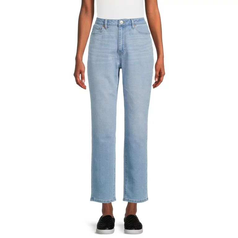 No Boundaries Juniors' High Rise Mom Jeans | Walmart (US)