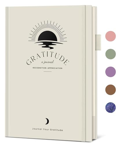 Gratitude Journal for Women & Men, Gratitude Journal, Daily Manifestation Mindfulness Journal with Prompts for More Happiness, Positivity, Affirmation and Self Care - Grey Beige | Amazon (US)
