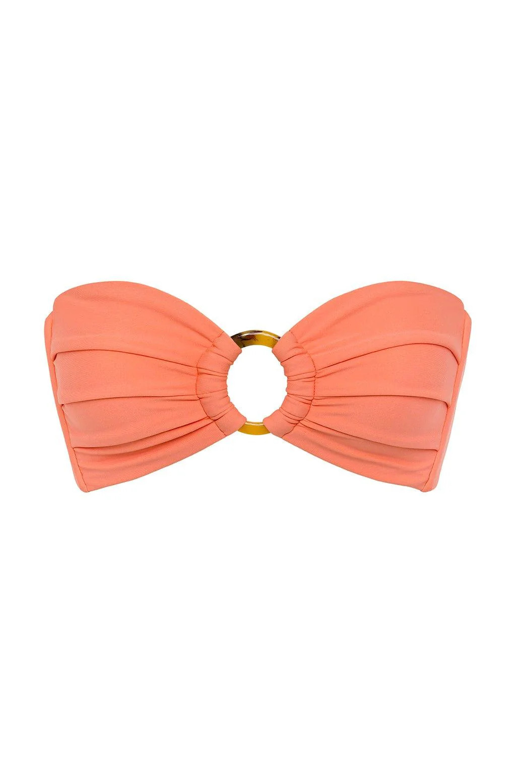 Coral Tori Ties Bandeau Bikini Top | Montce