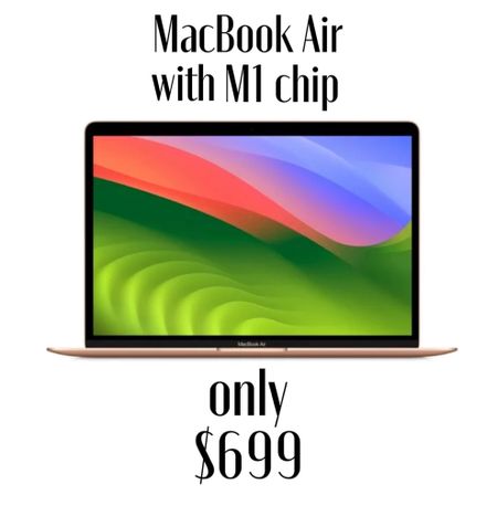 @walmart has the MacBook Air with Apple M1 Chip! It’s only $699! It’s the perfect size for work, school, or gaming. It has 8GB RAM and 256GB storage. It also has an up to 18 hour battery life. #walmartpartner