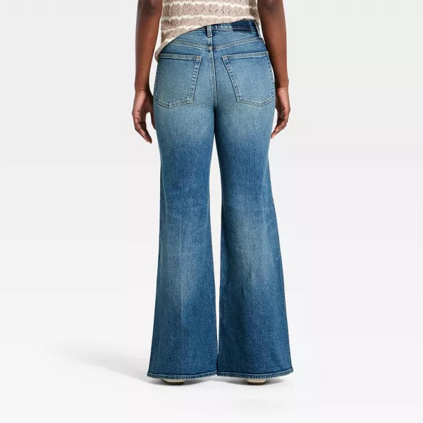 Women's Mid-Rise 70's Flare Jeans - Universal Thread™ Light Wash Blue 26 | Target