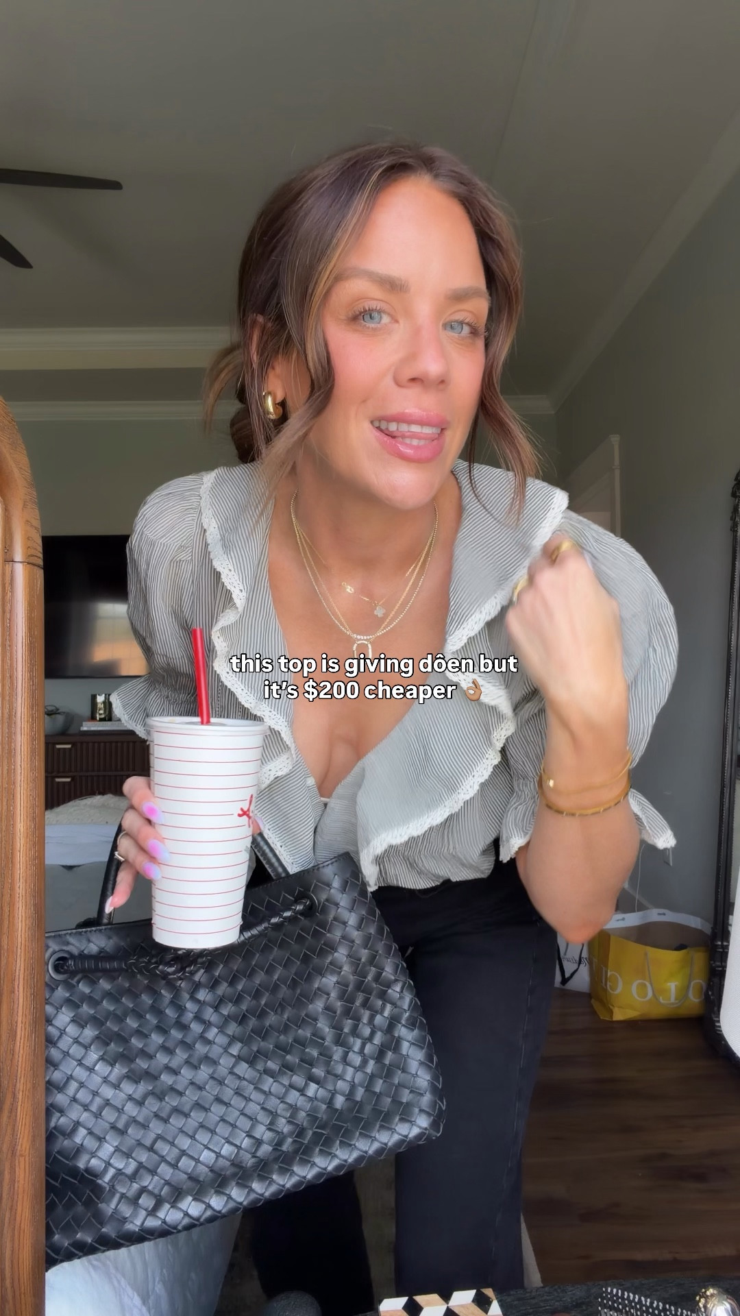 Best part is it’s also 100% COTTON! 🏅 I’m in xxs, it runs big if rec sizing down. In my usual 24 reg fit reg length jeans, use code AFKRISTINA for extra 15% off. 

#LTKootd #LTKSaleAlert #LTKgrwm