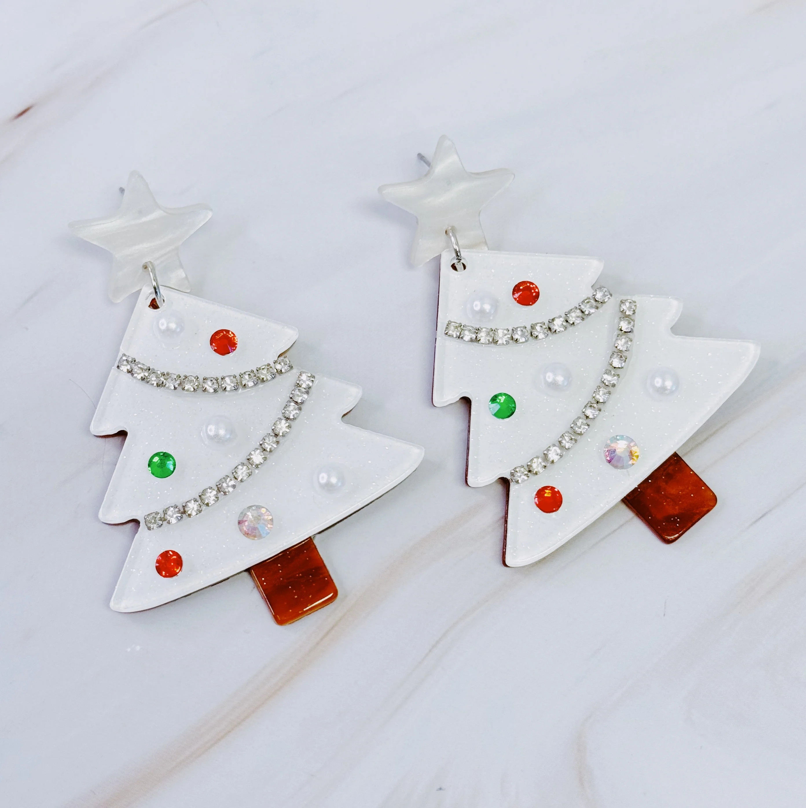 Winter Wonderland Christmas Tree Earrings | Casual Chic Boutique