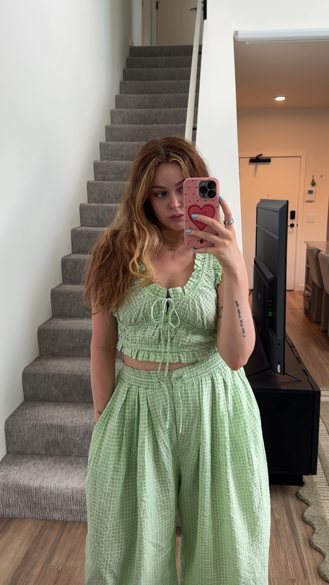 Top size S, bottoms size M (bottoms have pockets!!)

#LTKStyleTip #LTKSeasonal #LTKSummerEdit