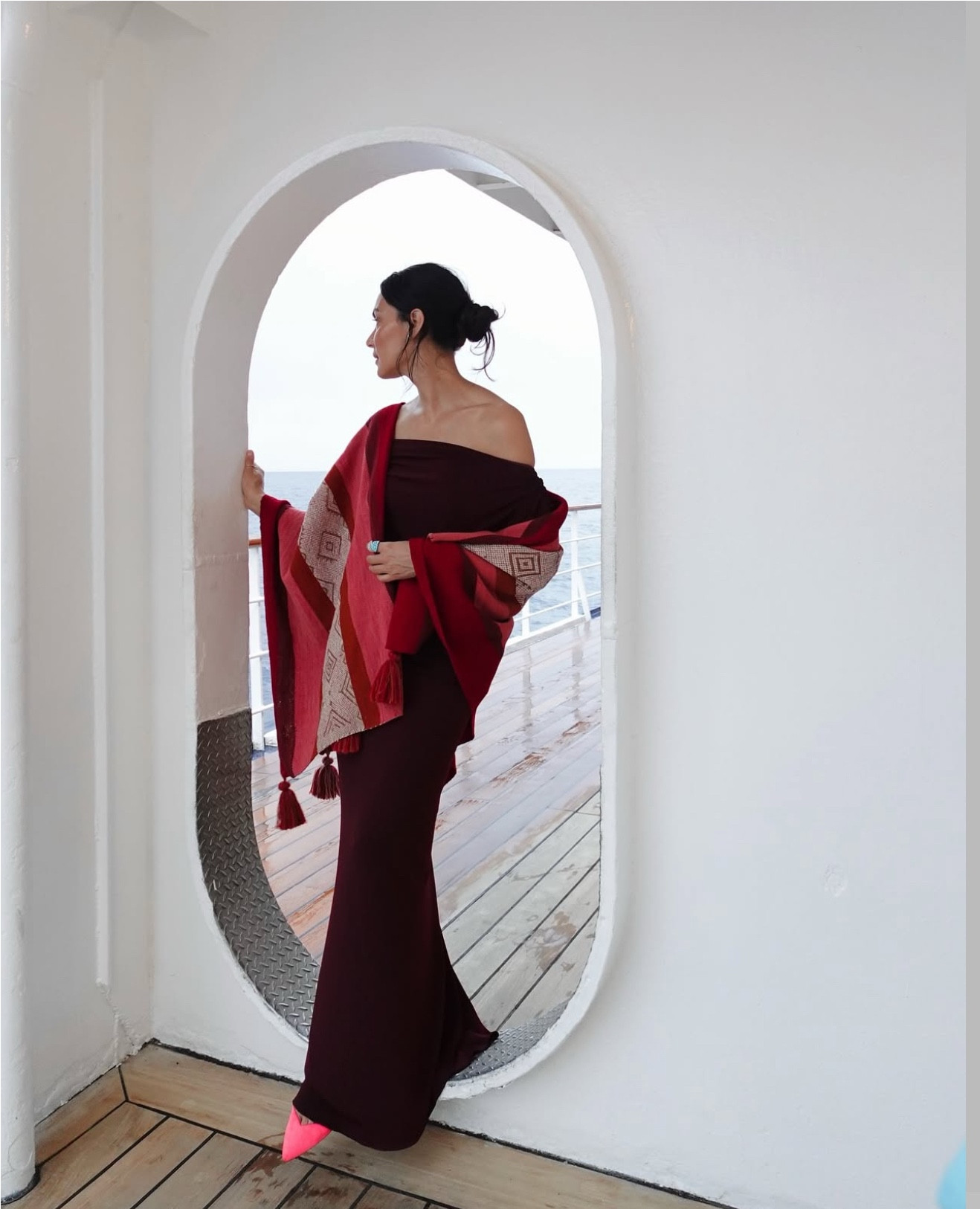 I show you how to wear burgundy and pinks 🍇