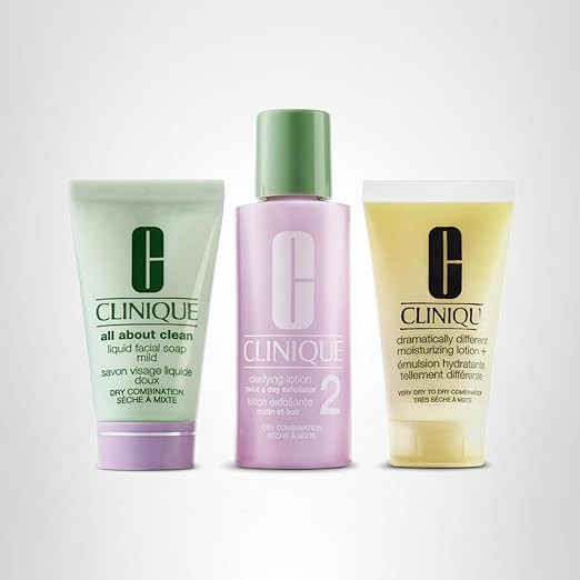 Clinique 3-Step Refresher Course Skincare Gift Set | Face Soap, Clarifying Lotion + Dramatically ... | Amazon (US)