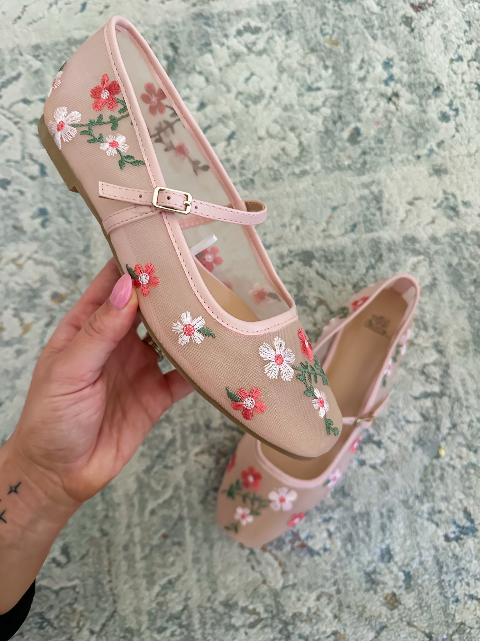 Target flats so comfy and true to size! 