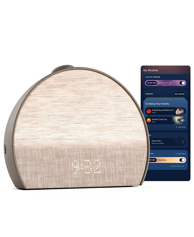 Hatch, Inc. Restore 3 Smart Sunrise Alarm Clock Sound Machine Screen-Free Bedroom Sleep Guide | Bloomingdale's (US)