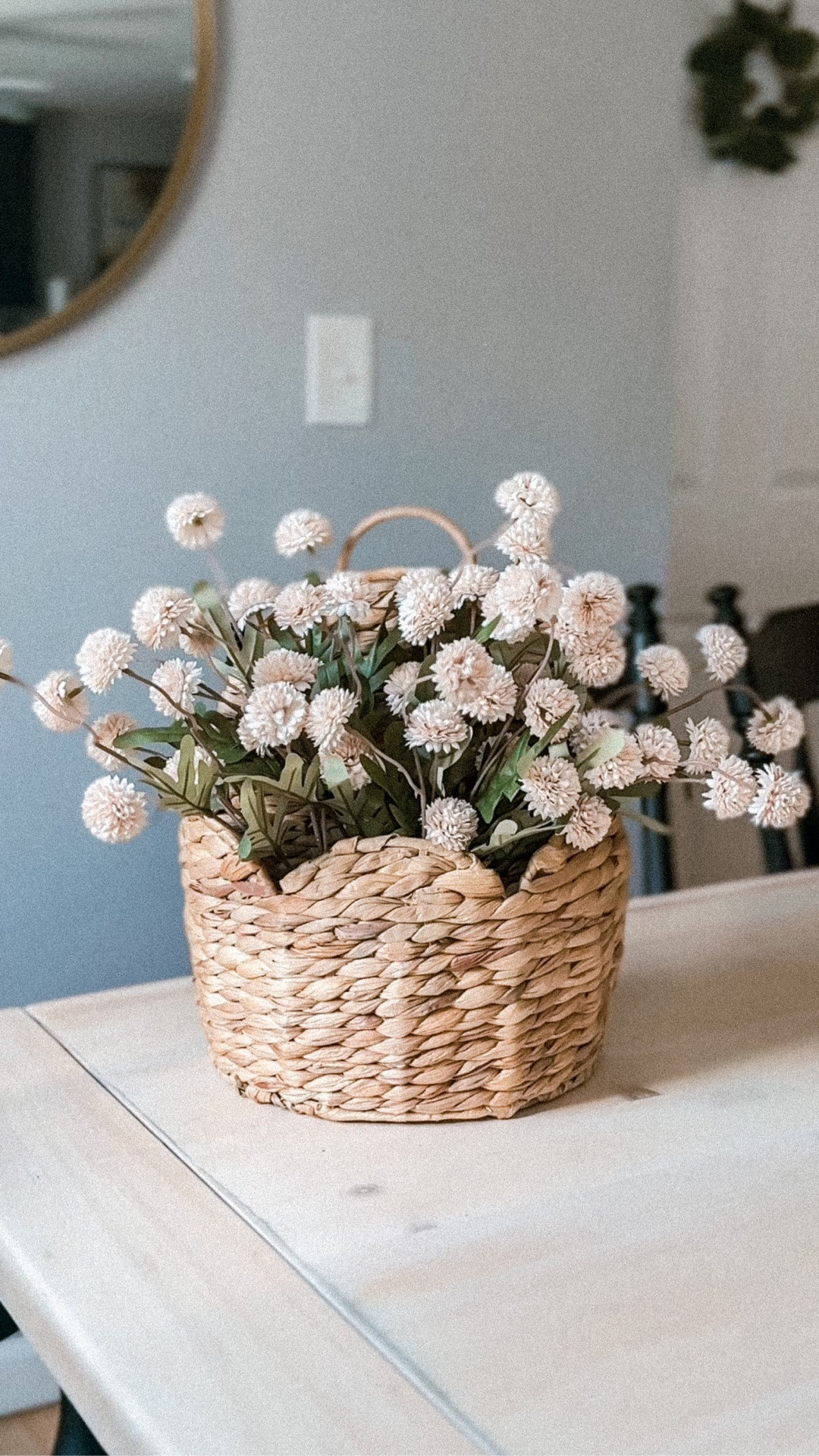 Cutest hanging flower basket 🫶🏻💐🧺

#LTKHome #LTKSeasonal