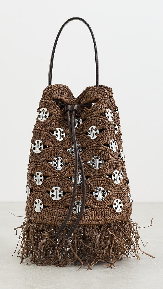 rabanne Raffia Bucket Bag | Shopbop | Shopbop