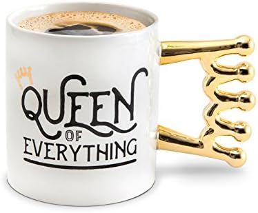 BigMouth Inc. Original Queen of Everything Coffee Mug, Ceramic Mug, Coffee Mug, Tea Mug, Funny Novel | Amazon (US)