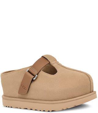 UGG Goldenstar Hi T-Strap Suede Platform Mary Jane Slip On Clogs | Dillard's | Dillard's