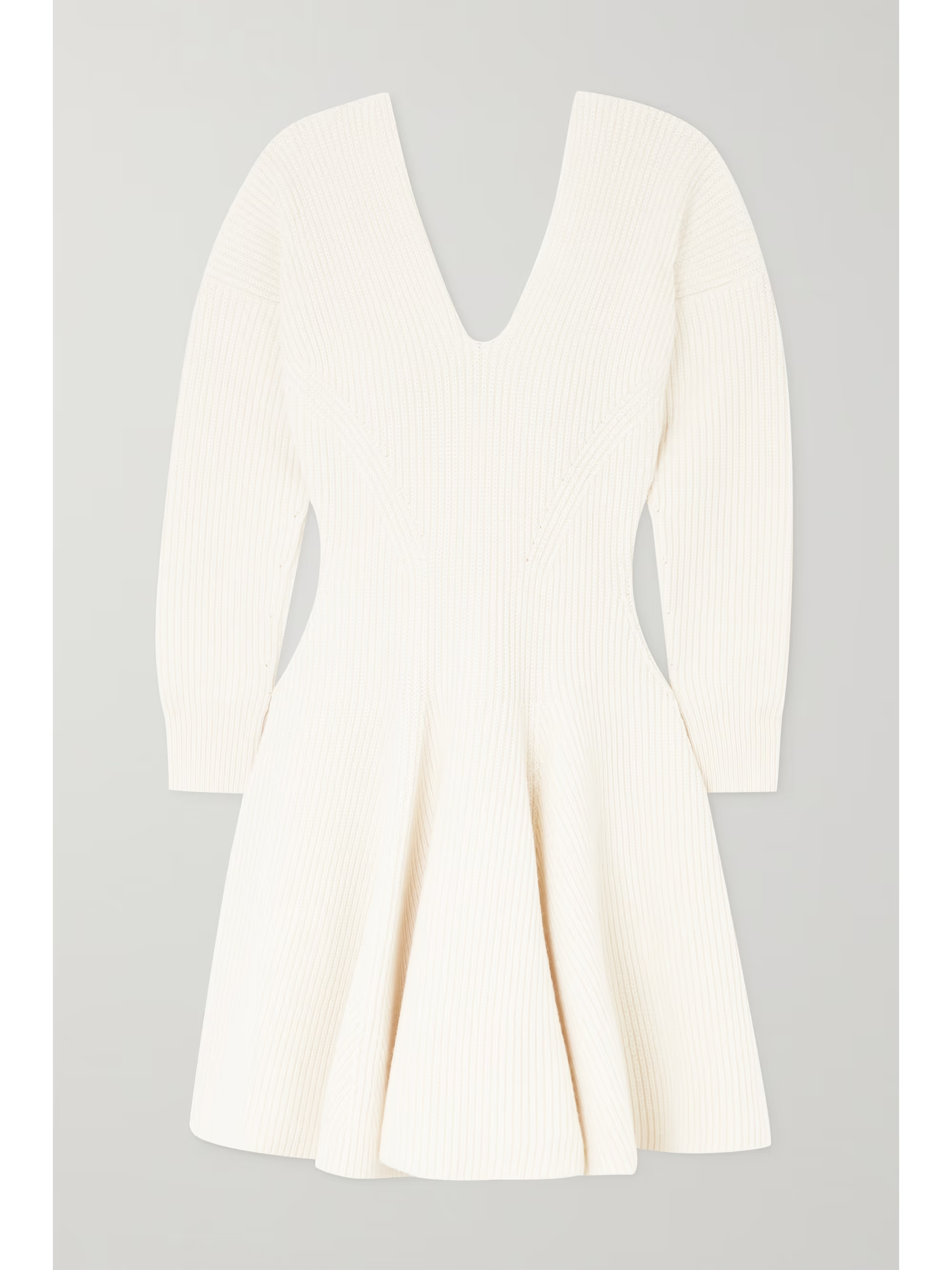 Ribbed wool and cashmere-blend mini dress | NET-A-PORTER (US)
