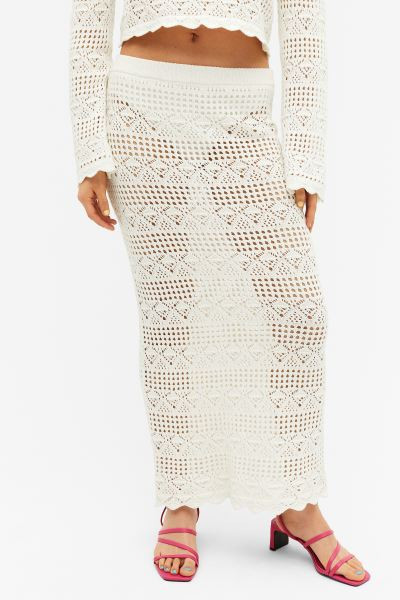 Crochet style midi skirt | H&M (UK, MY, IN, SG, PH, TW, HK)