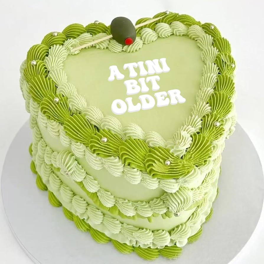 A Tini Bit Older Cake Toppers for A Tini Bit Older Birthday Decorations Acrylic Cake Toppers for ... | Amazon (US)
