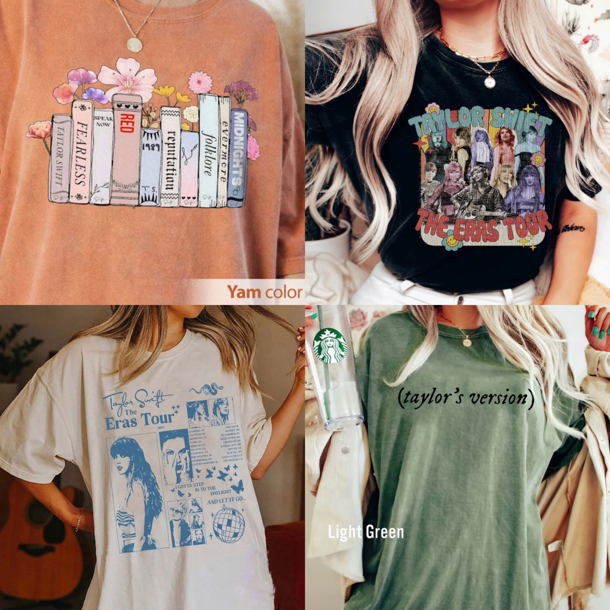 Taylor Swift
Eras Tour
Concert
Concert Outfit
Shirts
Graphic Tees
Etsy
Custom
Small Business
Unique
Taylor’s Version
Eras
Top
Festival
Spring
Summer
Gift
Sister
Friend
Casual
Taylor Swift Night
Club
Fearless
Speak Now
Red
1989
Reputation
Lover
Folklore
Evermore
Midnights
Travel

#LTKstyletip #LTKGiftGuide #LTKFestival