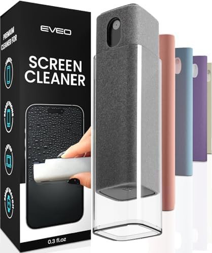 EVEO Screen Cleaner Spray and Wipe - 2-in-1 Car Screen Cleaner & iPhone Cleaner Touchscreen Mist ... | Amazon (US)