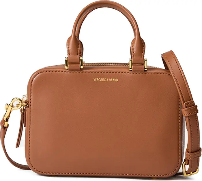 Veronica Beard Boxy Top Handle Leather Bag | Nordstrom | Nordstrom