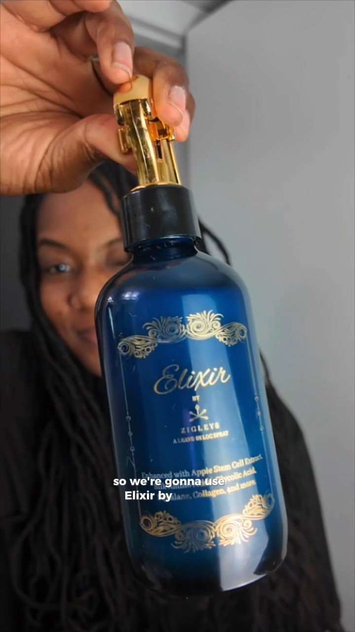 Luxurious and convenient! This leave in loc spray is definitely on the roster now. @zigleys | Women with locs, Loc spray, loc hair products, locs, natural hair care 

#LTKFindsUnder50 #LTKStyleTip #LTKBeauty