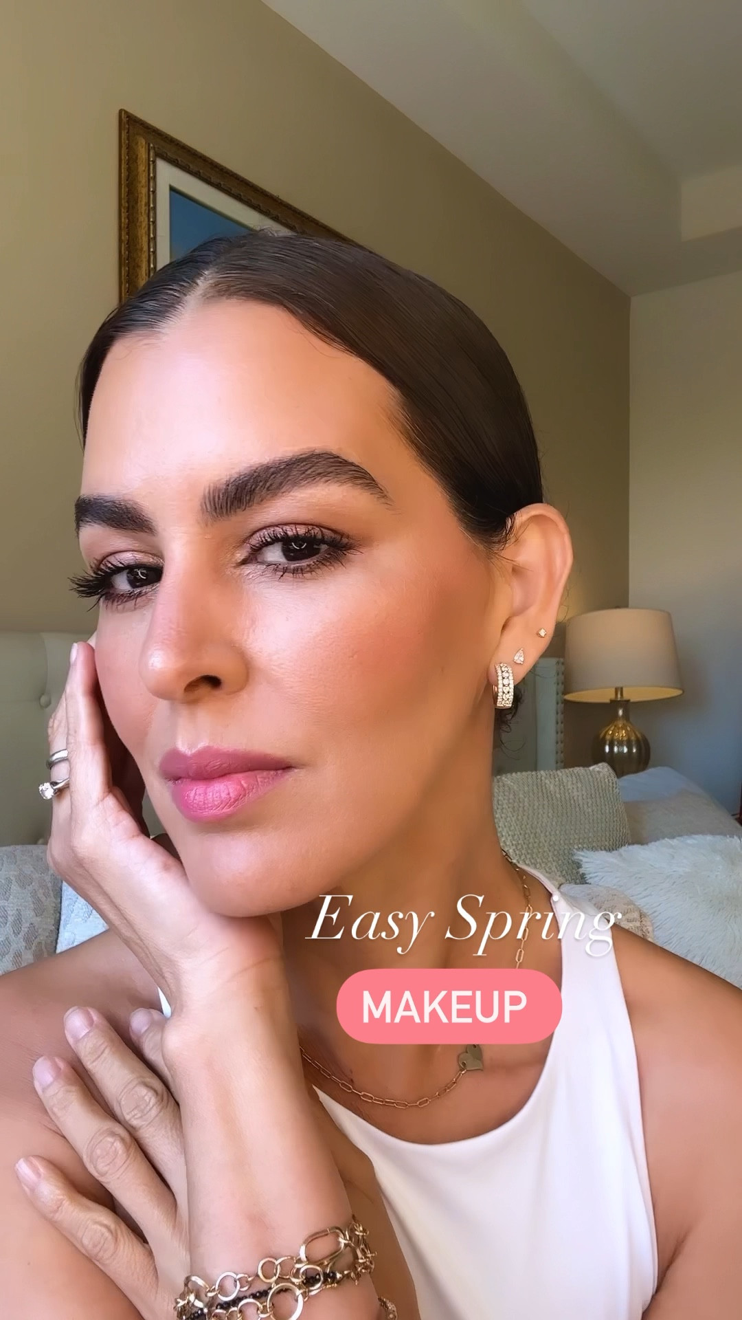 Easy Spring Makeup routine! 
Eyeshadow blushers can be used as eyeliner & blush.
Products:
•Eyeshadow blushers:
On eyelids: 03 Hot Lava.
Inner corner, brow bone & highlighter: 01 Sunburst:
• Using this one as a blush. But is an eyeshadow and liner too. 
07 Earth Red
•Lipstick: 320 Hush hush
These lipsticks can be used as blush and are moisturizing and so beautiful.



Beauty, makeup, easy makeup, Lancôme, mascara, mascara primer 

#LTKbeauty #LTKxSephora #LTKSeasonal