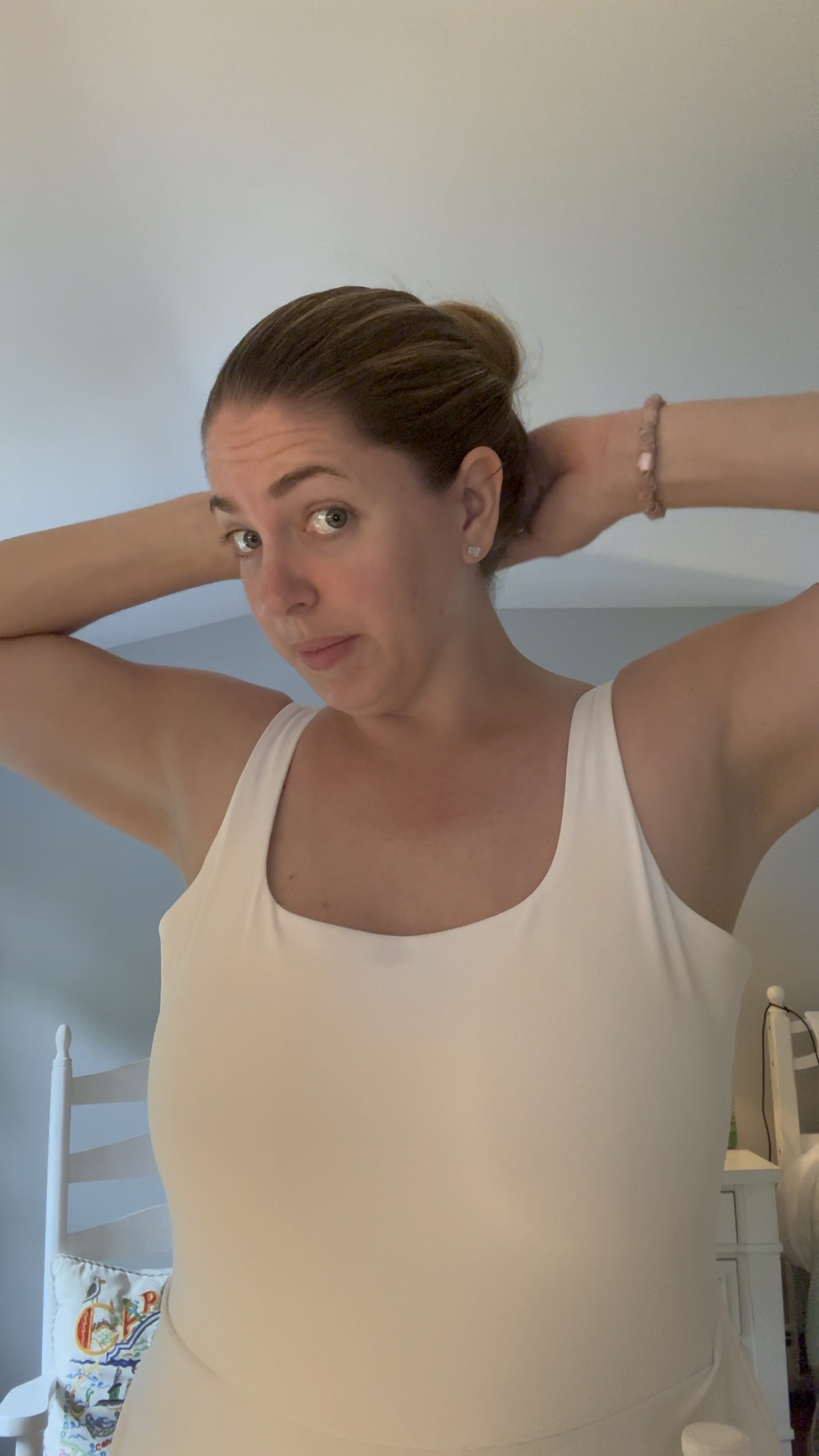 Flyaways bothering you? I am on vacation and the weather is at 90% humidity today. This is how I am attempting to tame those flyaways. 

#LTKVideo #LTKBeauty #LTKStyleTip