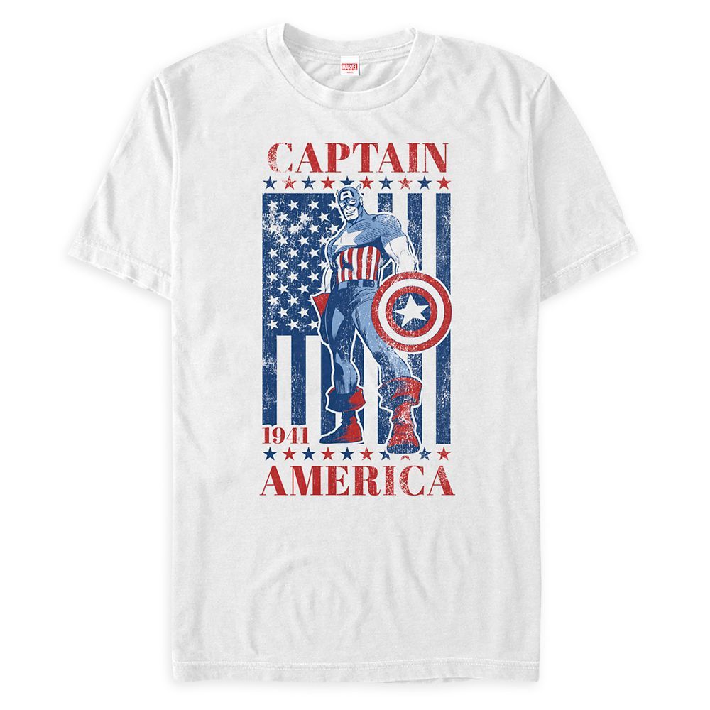 Captain America Classic T-Shirt for Adults | Disney Store