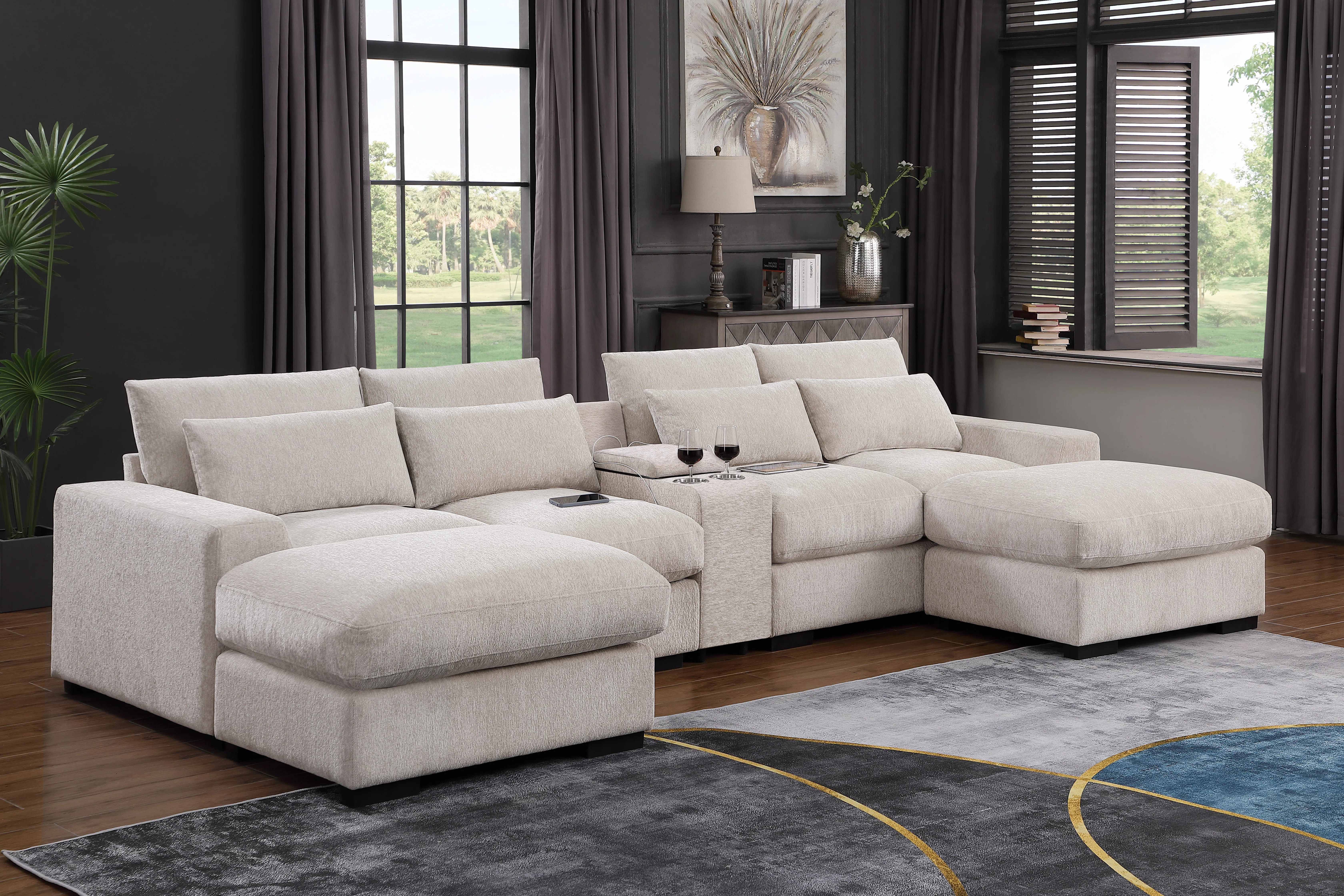 Nyeisha Upholstered Sofa & Chaise | Wayfair North America