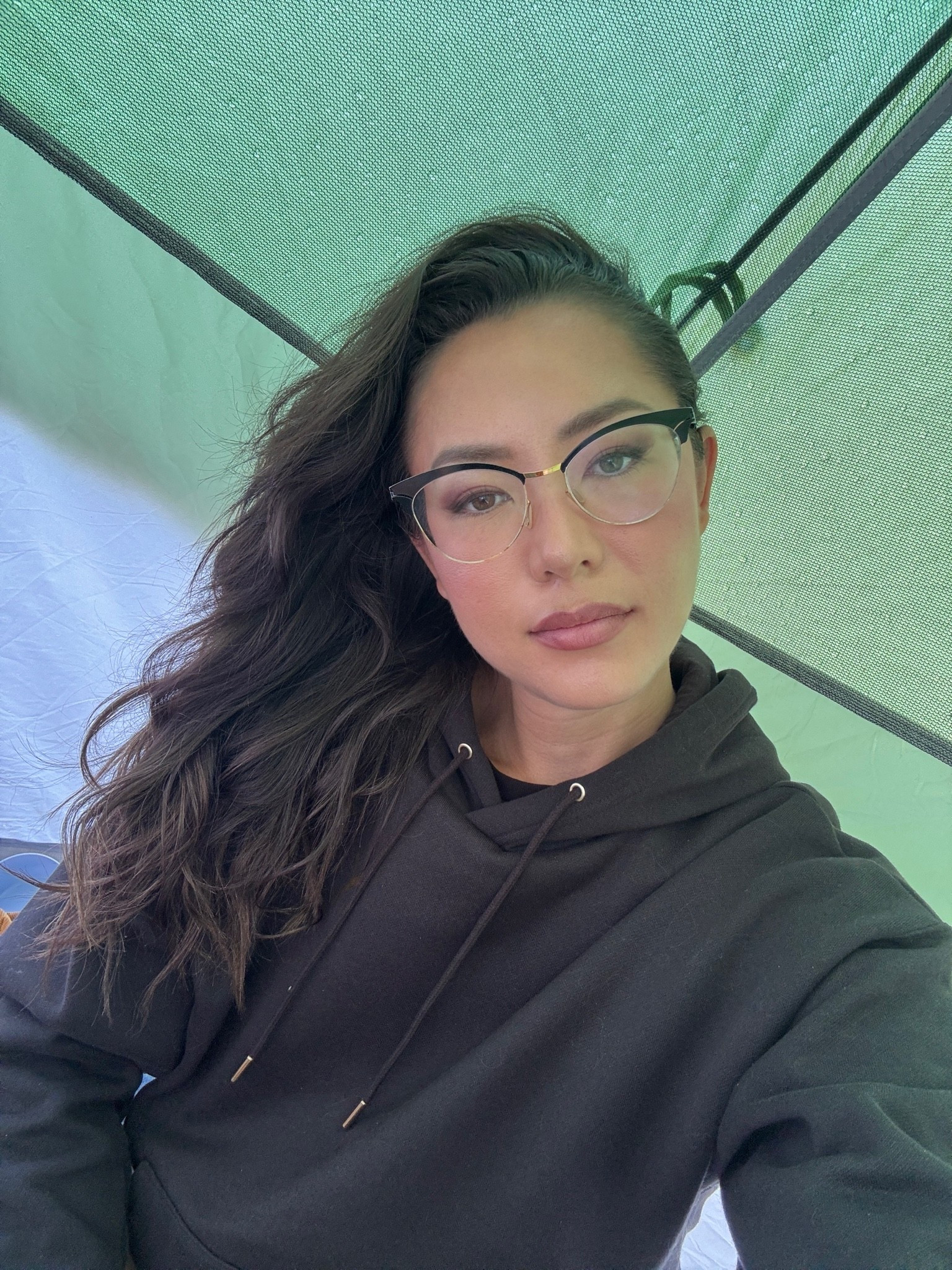Camping…3 hrs of sleep…. I love this hoodie, the gold emblems are so cute! Size small

#LTKootd