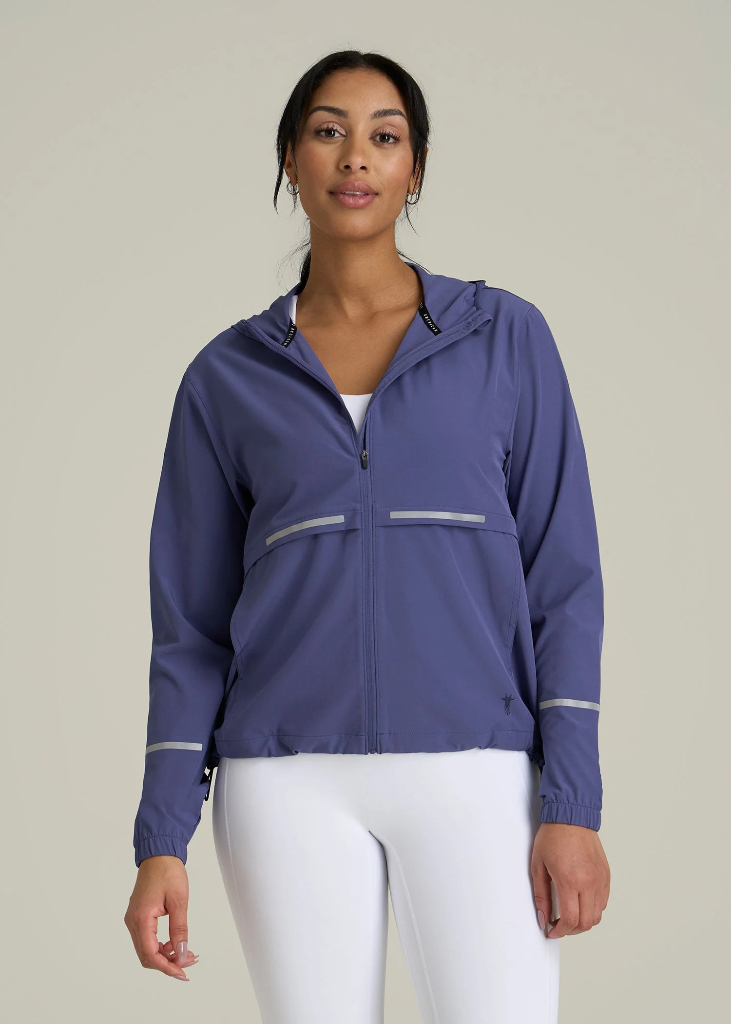 Featherweight Packable Jacket for Tall Women in Future Dusk | American Tall