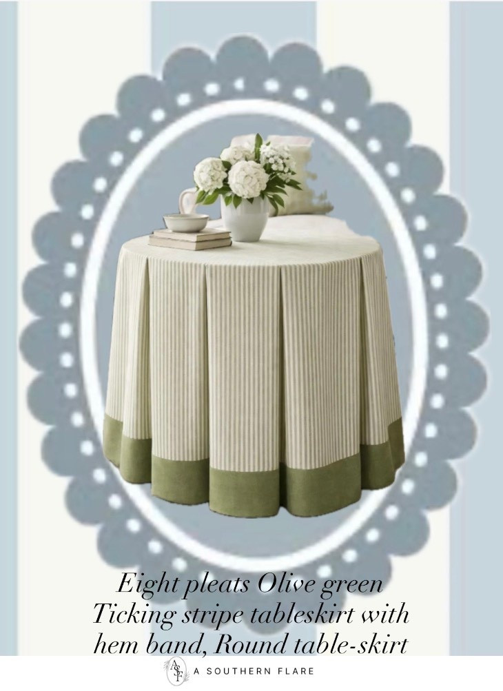 Pleated table skirts: several options 

#LTKHome