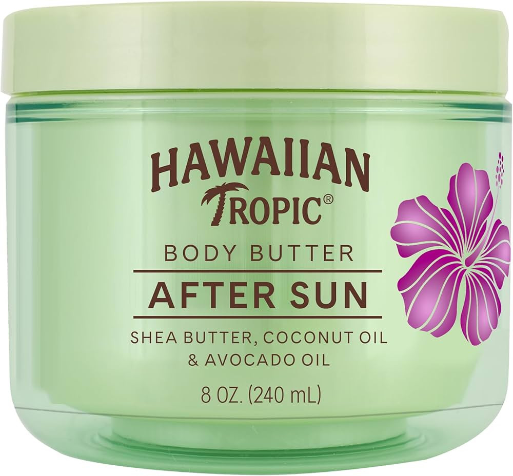 Hawaiian Tropic After Sun Body Butter with Coconut Oil, 8 oz, After Sun Lotion, Moisturizing Body... | Amazon (US)