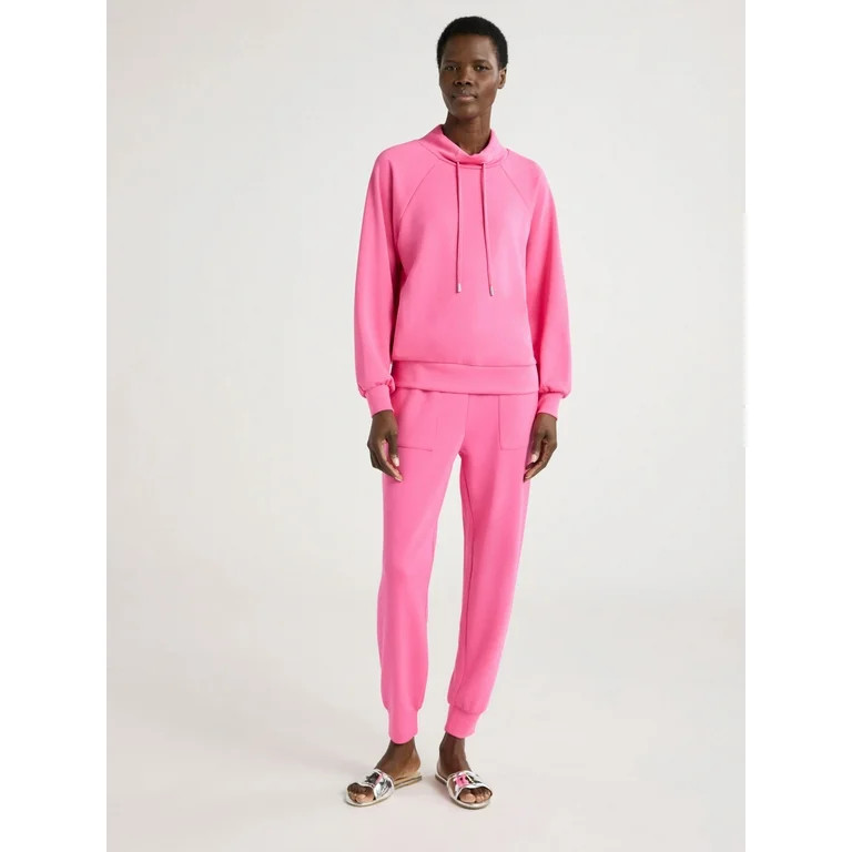 Scoop Women's Ultimate ScubaKnit Funnel Neck Sweatshirt, Sizes XS-XXL | Walmart (US)