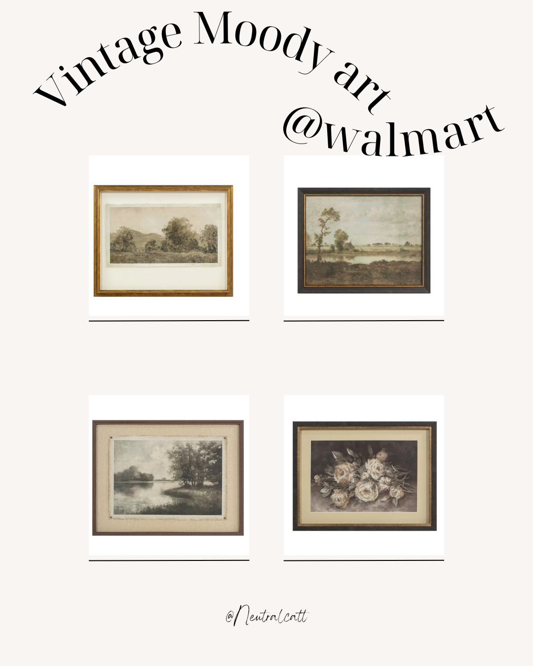 shop moody vintage artwork from @Walmart

The frames are all so beautiful! 

 #LTKHome