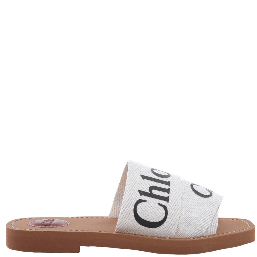 Chloe Woody Logo Slide Sandals | Jomashop.com & JomaDeals.com