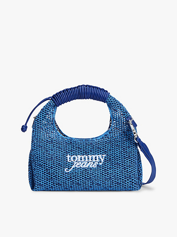 Woven Crossbody Shoulder Bag | Blue | Tommy Hilfiger | Tommy Hilfiger UK