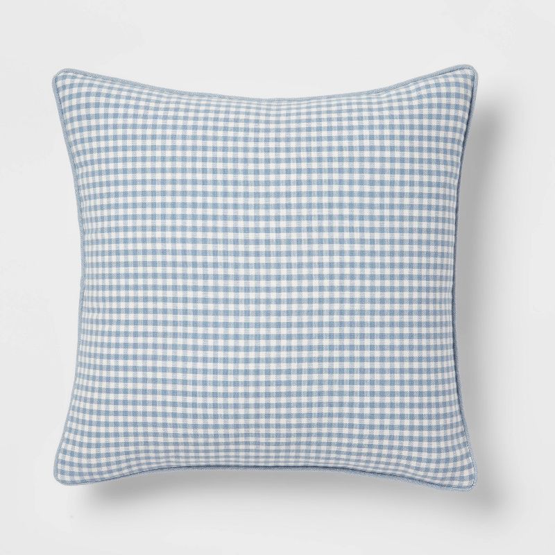 Woven Gingham Square Throw Pillow - Threshold™ | Target