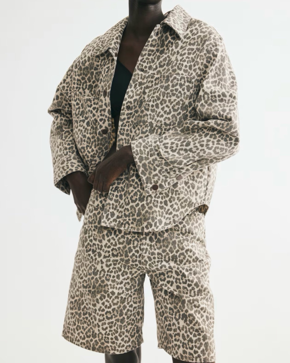 Leopard print shirt jacket

#LTKSeasonal