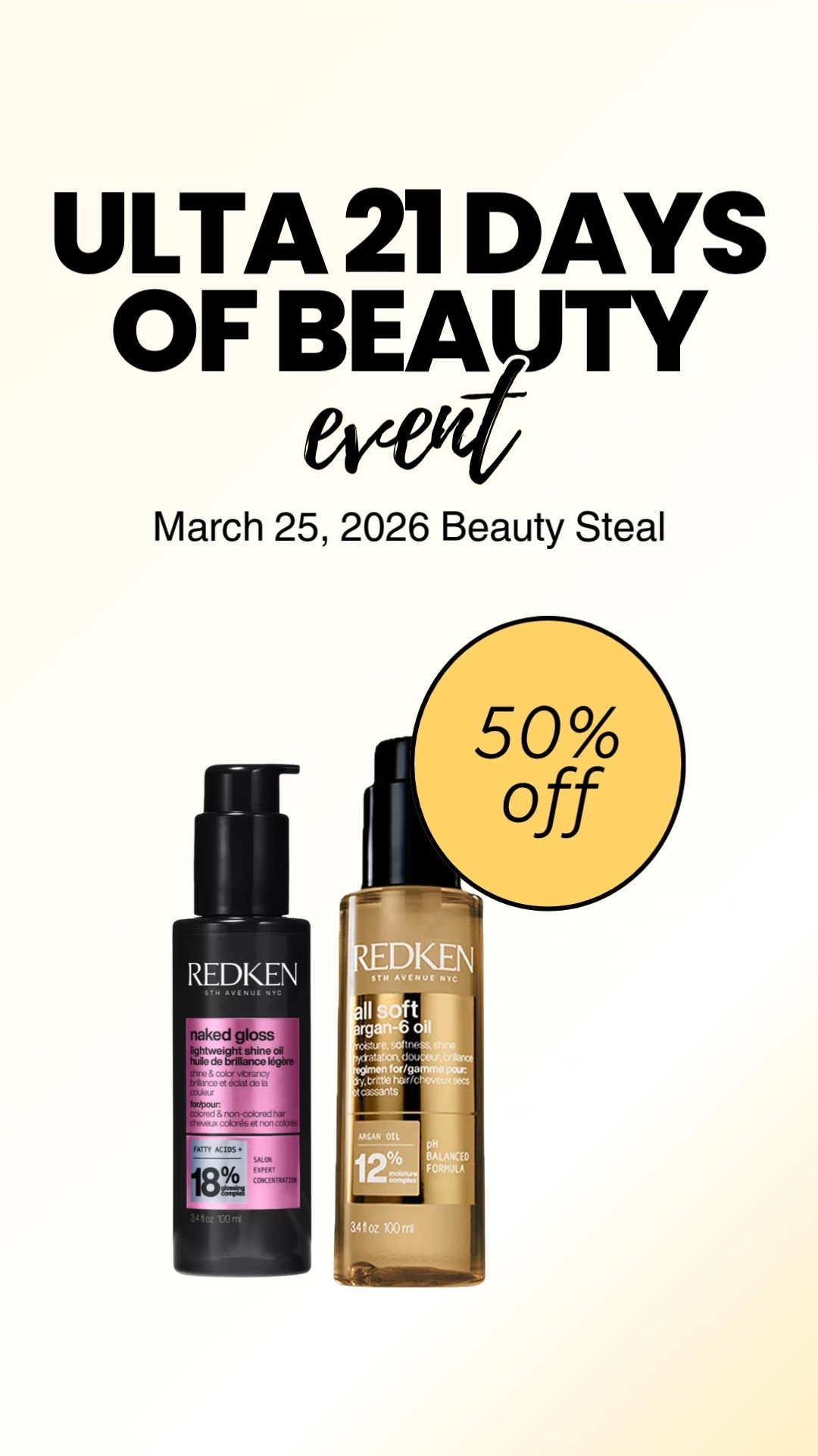 Ulta 21 Days Of Beauty picks of the day. Get 50% off select products during the sale event.
#ultabeauty #21daysofbeauty #haircare #relaxedhair #hairproducts 

 #LTKselfcare #LTKSaleAlert #LTKBeauty