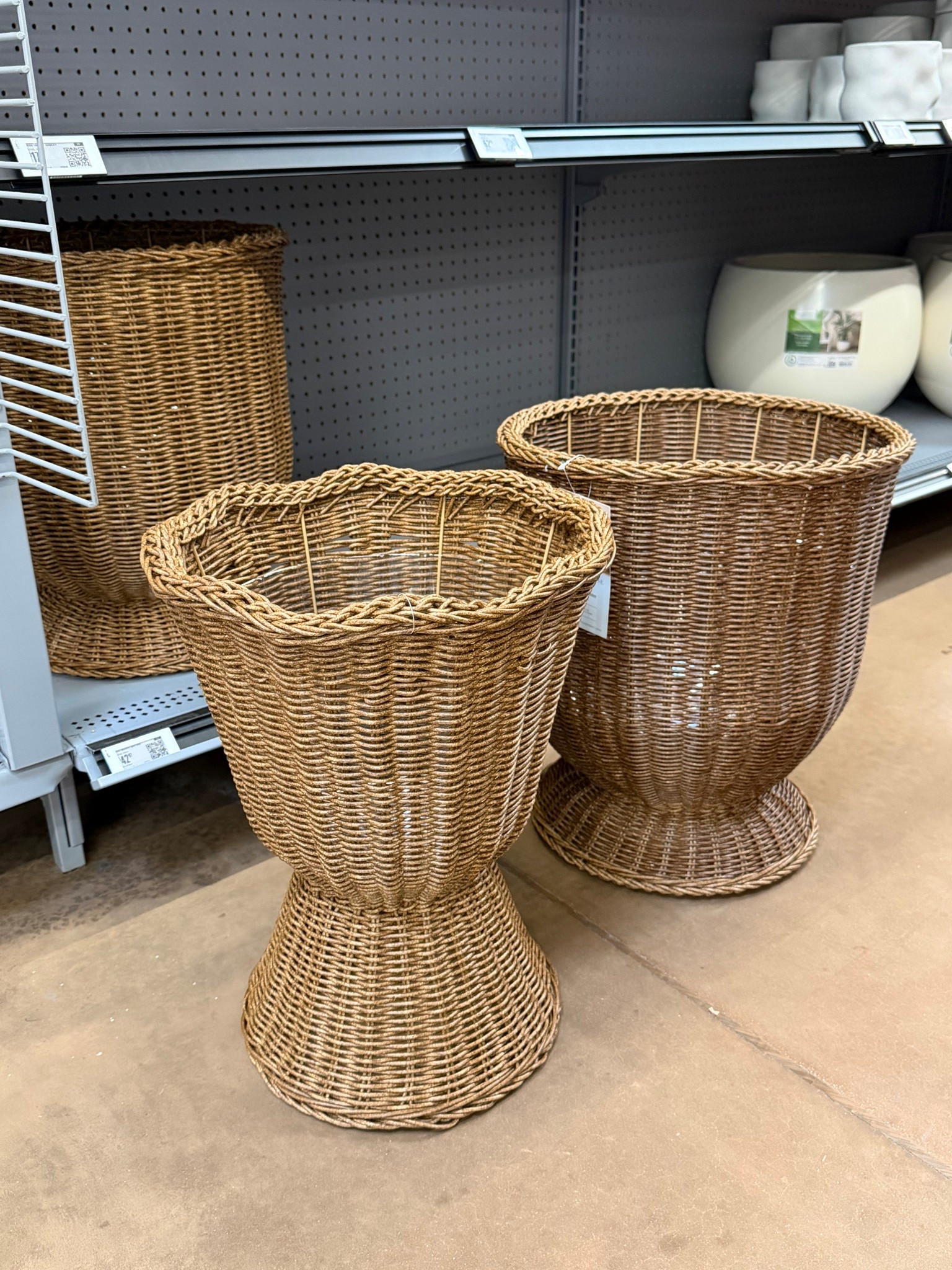 Affordable planters, wicker planter outdoor patio @walmart new arrivals 
